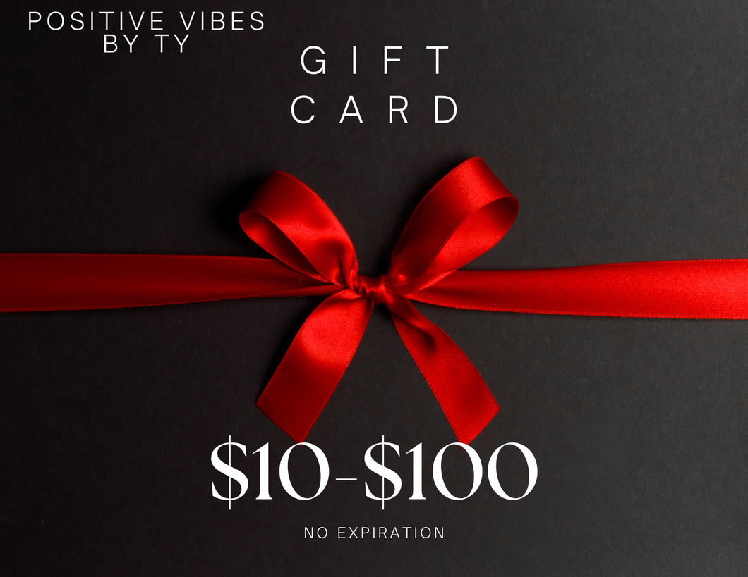 Positive Vibes Gift Card (Holiday)