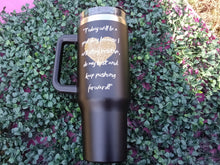 Load image into Gallery viewer, Positive Vibes Water Bottle (Black)