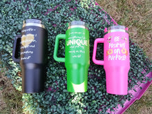 Load image into Gallery viewer, Positive Vibes Water Bottle (Green)