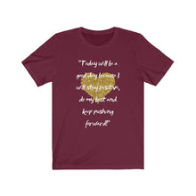Load image into Gallery viewer, Graphic T-Shirt - Today, Good Day, Gold Heart (Unisex)