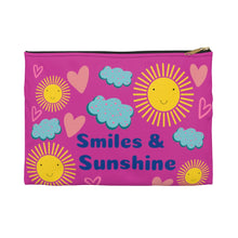 Load image into Gallery viewer, Hello Sunshine Pouch (Purple)