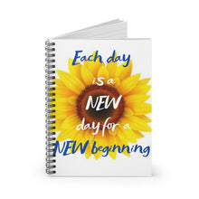 Load image into Gallery viewer, New Day New Beginning Notebook
