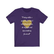 Load image into Gallery viewer, Graphic T-Shirt - Today, Good Day, Gold Heart (Unisex)