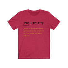 Load image into Gallery viewer, Graphic T-Shirt - Positivity Defined (Unisex)
