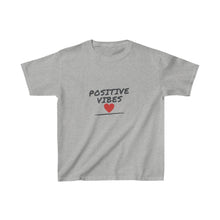 Load image into Gallery viewer, Graphic T-Shirt - Positive Vibes Heart (Youth)