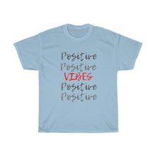 Load image into Gallery viewer, Graphic T-Shirt - Positive Vibes Repeat (Unisex)