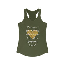 Load image into Gallery viewer, Today Good day Women's Racerback Tank