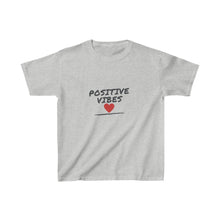 Load image into Gallery viewer, Graphic T-Shirt - Positive Vibes Heart (Youth)