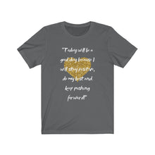 Load image into Gallery viewer, Graphic T-Shirt - Today, Good Day, Gold Heart (Unisex)