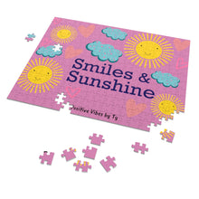 Load image into Gallery viewer, Smiles & Sunshine Puzzle (252 Piece) Pink