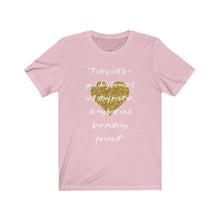 Load image into Gallery viewer, Graphic T-Shirt - Today, Good Day, Gold Heart (Unisex)