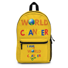 Load image into Gallery viewer, "I Am A World Changer" Backpack (Yellow)