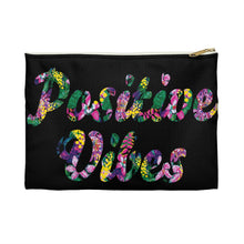 Load image into Gallery viewer, Positive Vibes Supply Pouch (Black)
