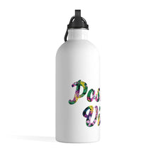 Load image into Gallery viewer, Positive Vibes Stainless Steel Water Bottle (14 oz)