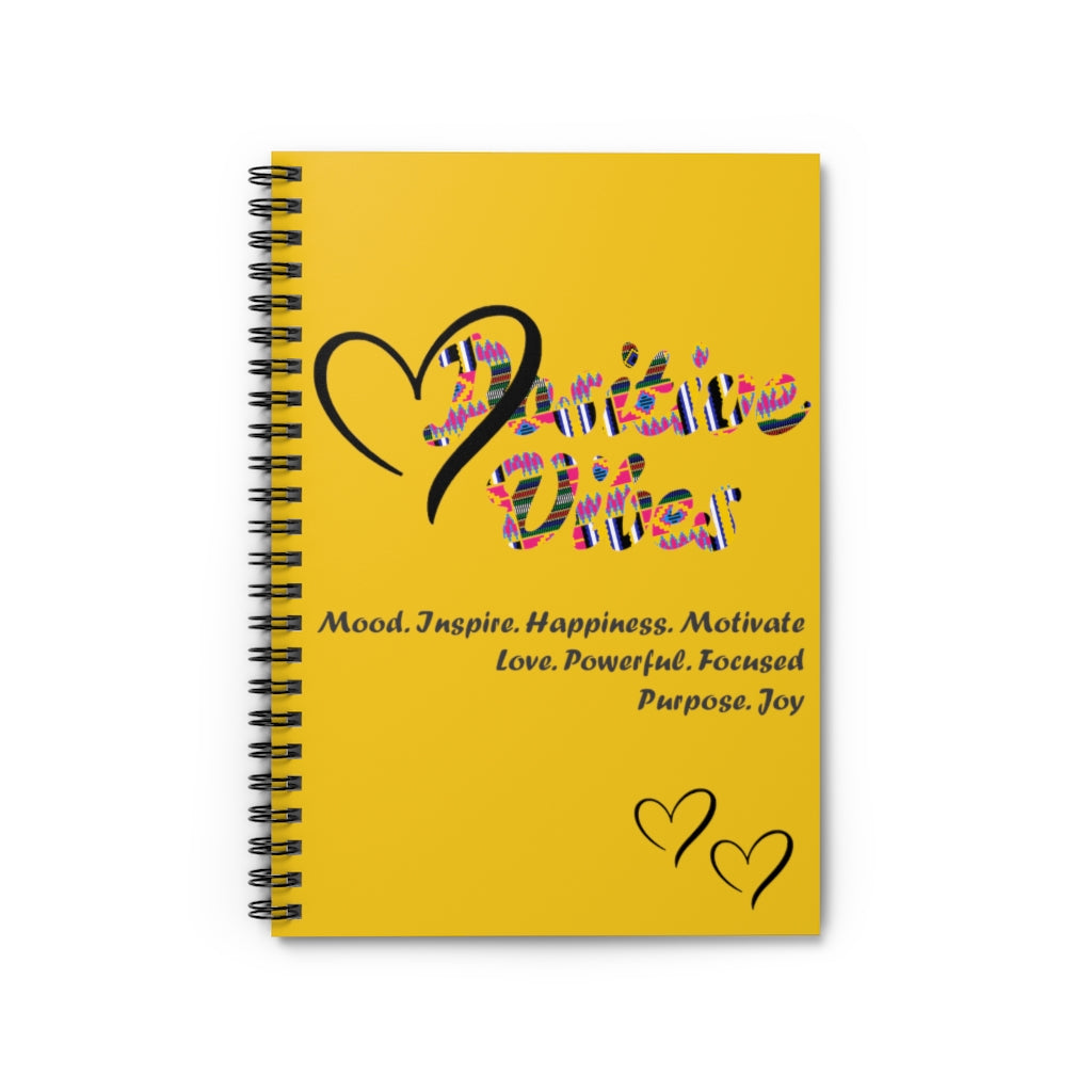 Uniquely Inspired Spiral Notebook - Ruled Line (Yellow)