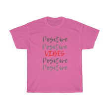 Load image into Gallery viewer, Graphic T-Shirt - Positive Vibes Repeat (Unisex)