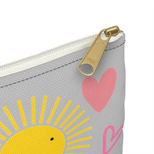 Load image into Gallery viewer, Hello Sunshine Pouch (Gray)
