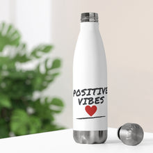 Load image into Gallery viewer, I Love Positive Vibes Water Bottle (20 oz)