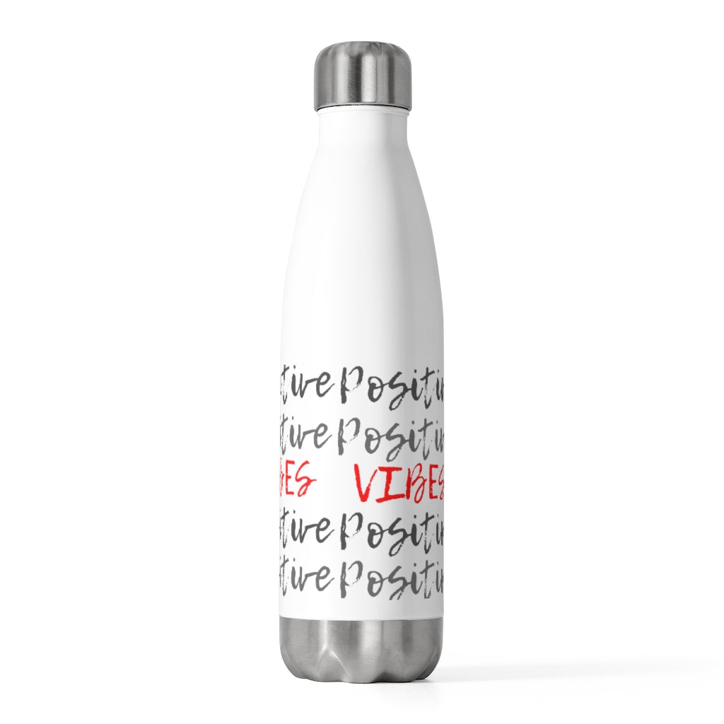 Positive Vibes Repeat Water Bottle (20 oz)