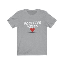 Load image into Gallery viewer, Graphic T-Shirt - Positive Vibes Heart (Unisex)