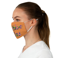Load image into Gallery viewer, Positive Vibes Snug-Fit Face Mask (Orange)