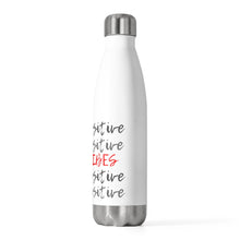 Load image into Gallery viewer, Positive Vibes Repeat Water Bottle (20 oz)