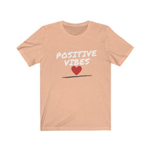 Load image into Gallery viewer, Graphic T-Shirt - Positive Vibes Heart (Unisex)