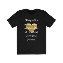 Load image into Gallery viewer, Graphic T-Shirt - Today, Good Day, Gold Heart (Unisex)