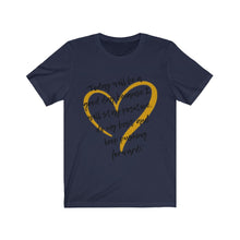 Load image into Gallery viewer, Graphic T-Shirt - Today Good Day gold heart (Unisex)