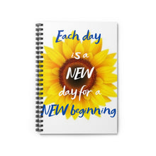Load image into Gallery viewer, New Day New Beginning Notebook
