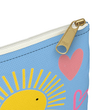 Load image into Gallery viewer, Hello Sunshine Pouch (Blue)