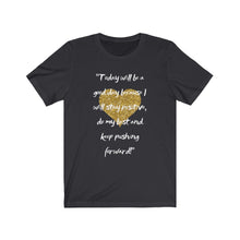Load image into Gallery viewer, Graphic T-Shirt - Today, Good Day, Gold Heart (Unisex)