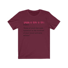 Load image into Gallery viewer, Graphic T-Shirt - Positivity in Pink (Unisex)