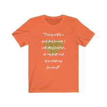 Load image into Gallery viewer, Graphic T-Shirt - Today, Good Day, Gold Heart (Unisex)