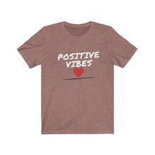 Load image into Gallery viewer, Graphic T-Shirt - Positive Vibes Heart (Unisex)