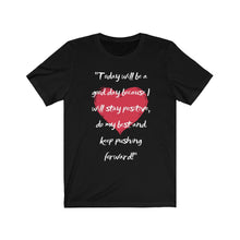 Load image into Gallery viewer, Graphic T-Shirt - Today, Good Day, Gold Heart (Unisex)