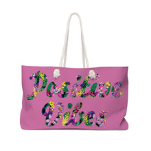 Load image into Gallery viewer, Positive Vibes Floral Tote Bag