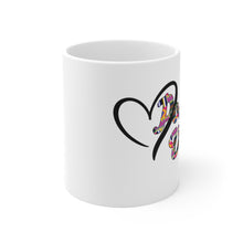 Load image into Gallery viewer, Uniquely Inspired w/Heart Ceramic Mug