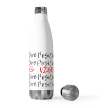Load image into Gallery viewer, Positive Vibes Repeat Water Bottle (20 oz)
