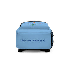 Load image into Gallery viewer, "I Am A World Changer" Backpack (Blue)