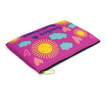 Load image into Gallery viewer, Hello Sunshine Pouch (Purple)
