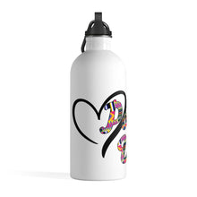 Load image into Gallery viewer, Uniquely Inspired Water Bottle (w/heart) (14 oz)