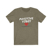 Load image into Gallery viewer, Graphic T-Shirt - Positive Vibes Heart (Unisex)