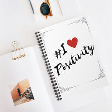Load image into Gallery viewer, I Love Positivity Spiral Notebook - Ruled Line