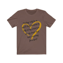 Load image into Gallery viewer, Graphic T-Shirt - Today Good Day gold heart (Unisex)
