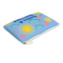 Load image into Gallery viewer, Hello Sunshine Pouch (Blue)