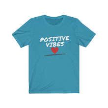Load image into Gallery viewer, Graphic T-Shirt - Positive Vibes Heart (Unisex)