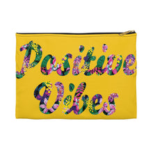 Load image into Gallery viewer, Positive Vibes Supply Pouch (Yellow)