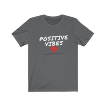 Load image into Gallery viewer, Graphic T-Shirt - Positive Vibes Heart (Unisex)