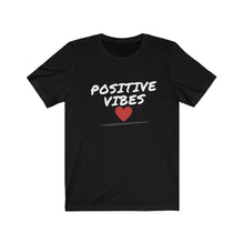 Load image into Gallery viewer, Graphic T-Shirt - Positive Vibes Heart (Unisex)